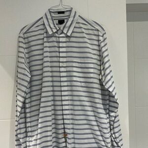 J. Crew striped shirt - large slim fit
